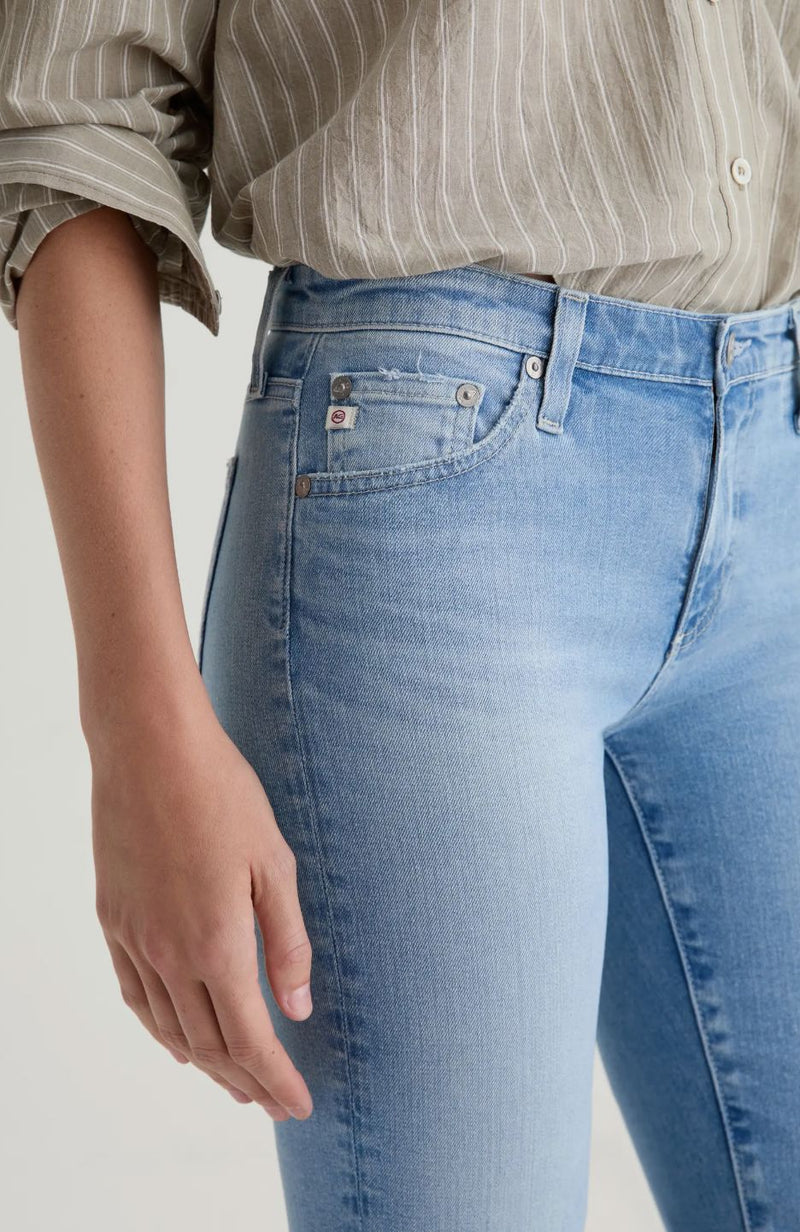 Angel Low-Rise Bootcut Jeans-Denim-Uniquities