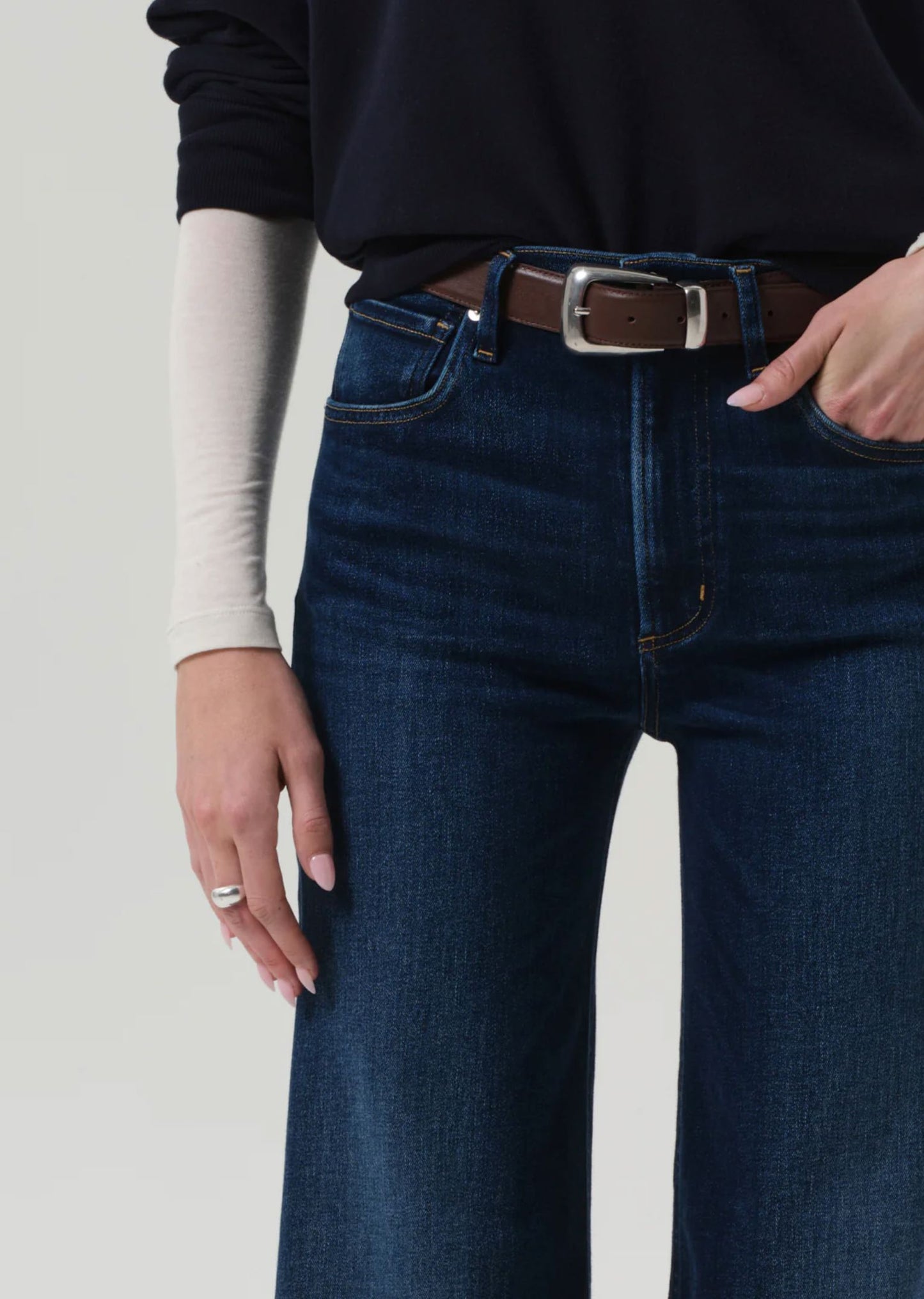 Lyra Long Wide Leg Jeans in Masha-Denim-Uniquities