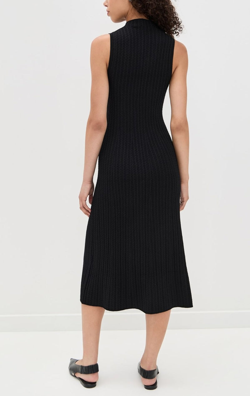 Cable Rib Dress-Dresses-Uniquities