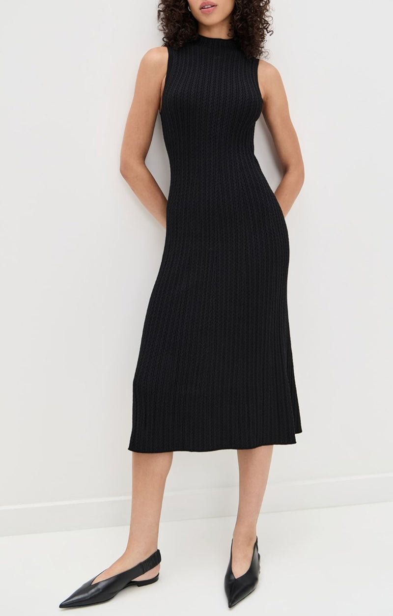 Cable Rib Dress-Dresses-Uniquities
