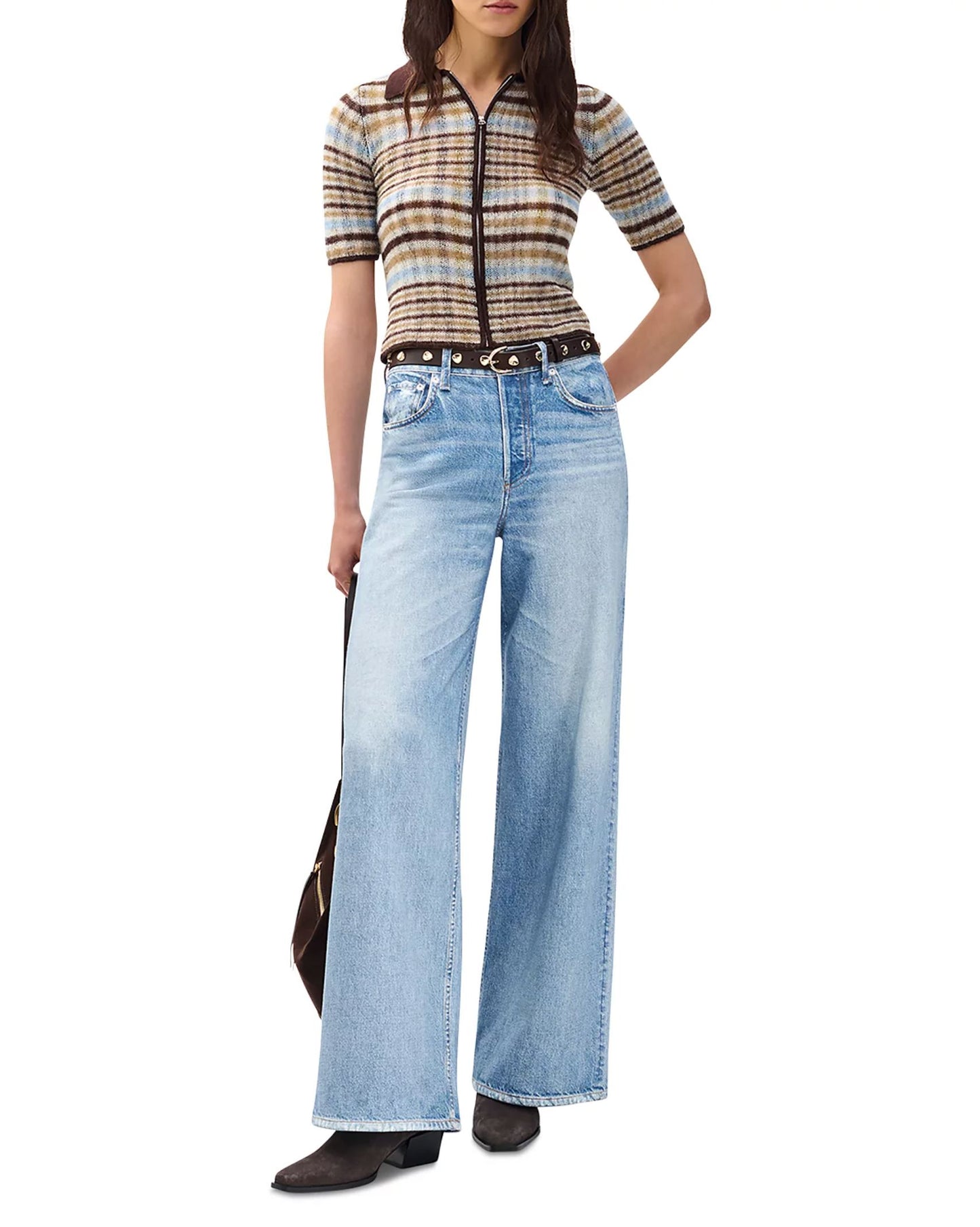 Miramar Terry Sofie Wide Pant-Denim-Uniquities
