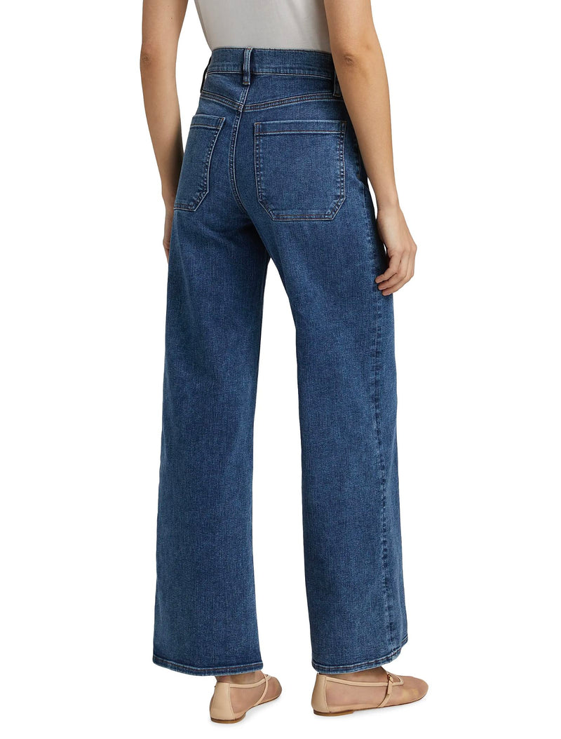 Le Slim Palazzo Modernist Pocket Jeans-Denim-Uniquities