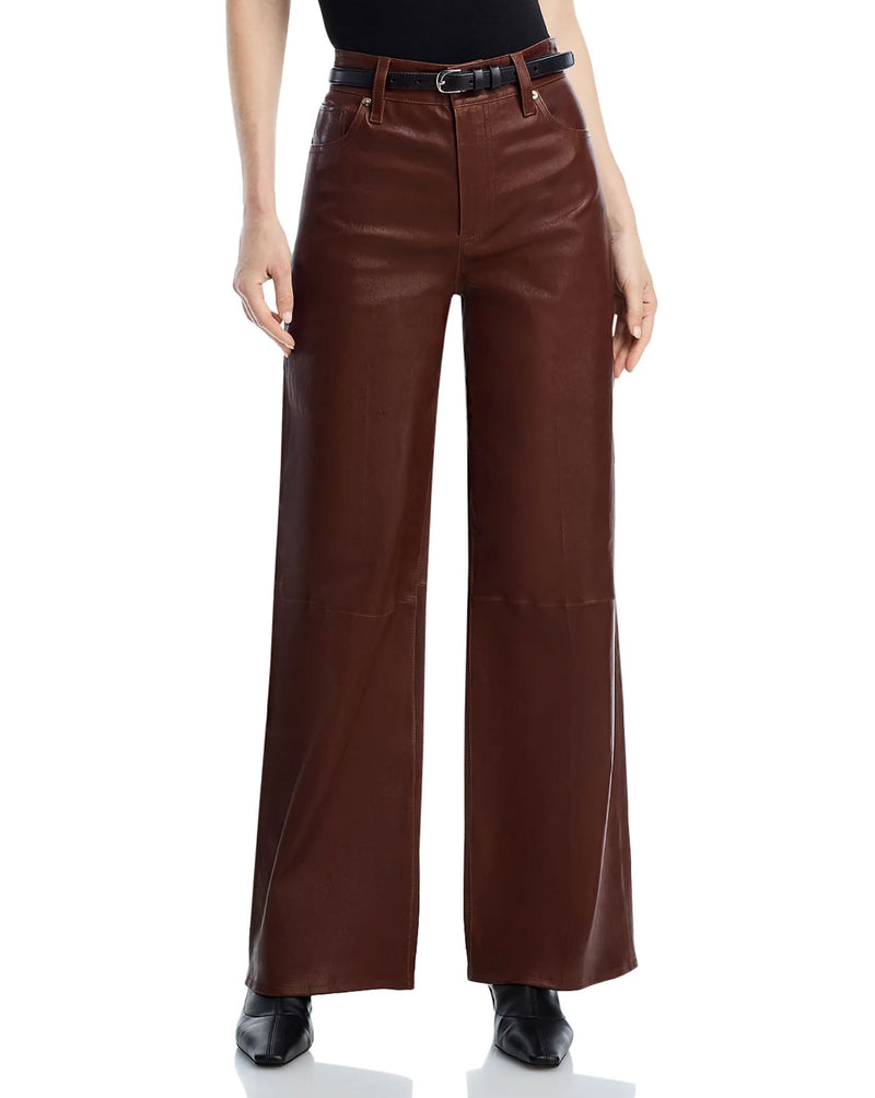 Le Slim Palazzo Leather-Denim-Uniquities