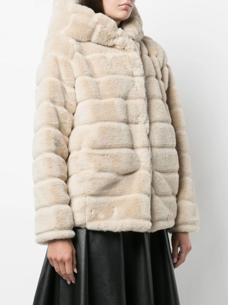 Goldy Hooded Coat-Jackets-Uniquities