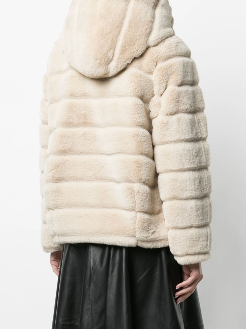 Goldy Hooded Coat-Jackets-Uniquities