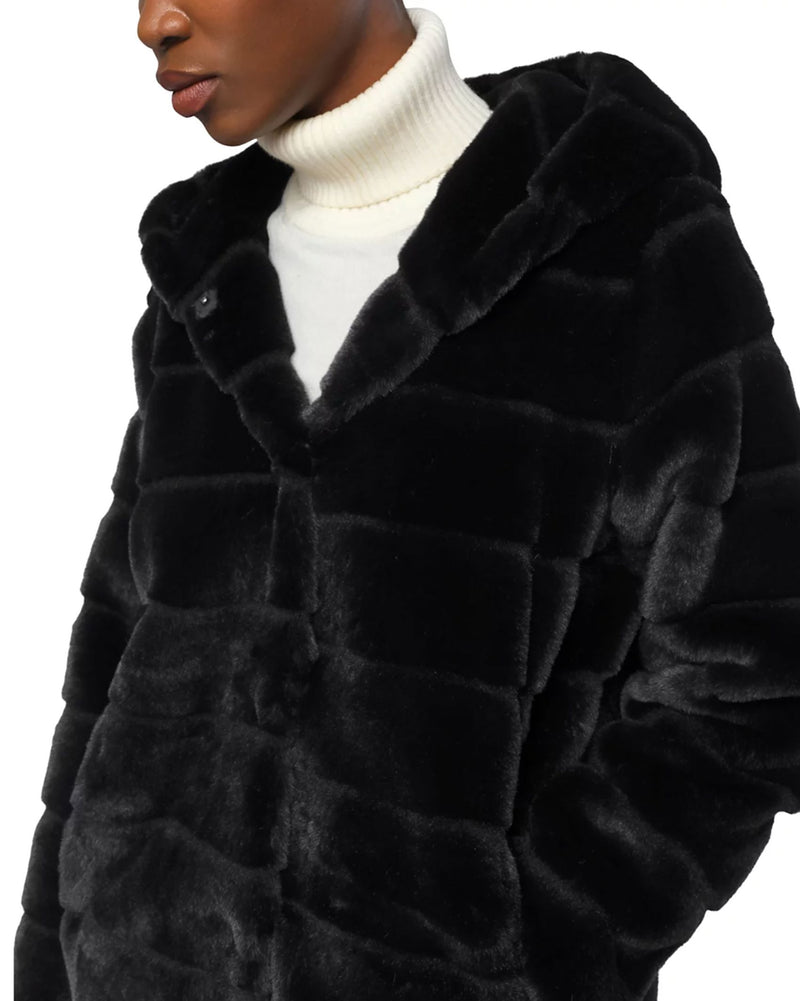 Goldy Hooded Coat-Jackets-Uniquities