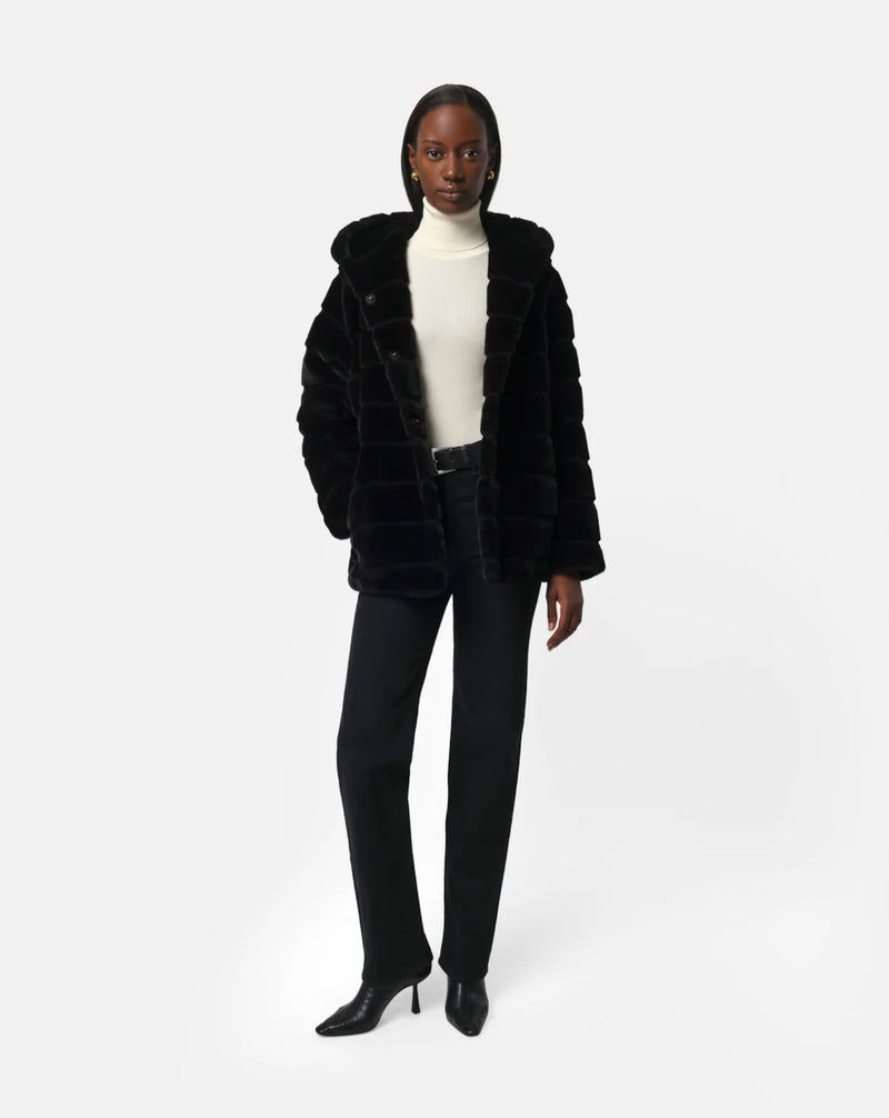 Goldy Hooded Coat-Jackets-Uniquities