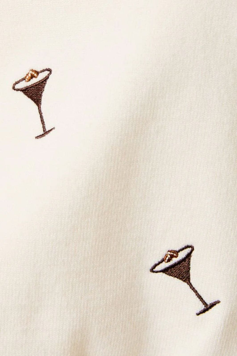 Evie Espresso Martini Knit Top-Sweaters-Uniquities