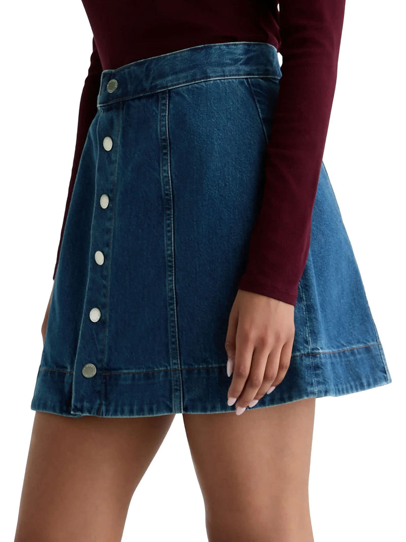 Evie Denim Skirt-Denim-Uniquities