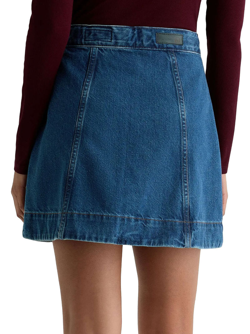 Evie Denim Skirt-Denim-Uniquities