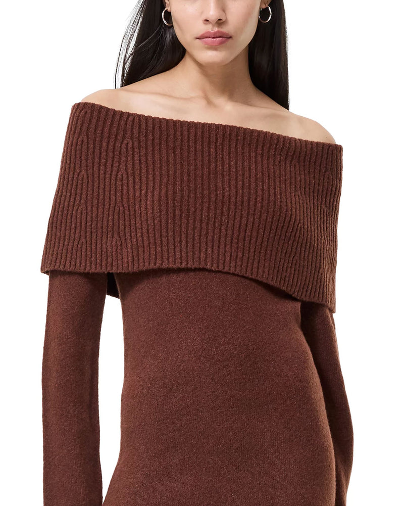 Emilia Knit Off Shoulder Dress-Dresses-Uniquities