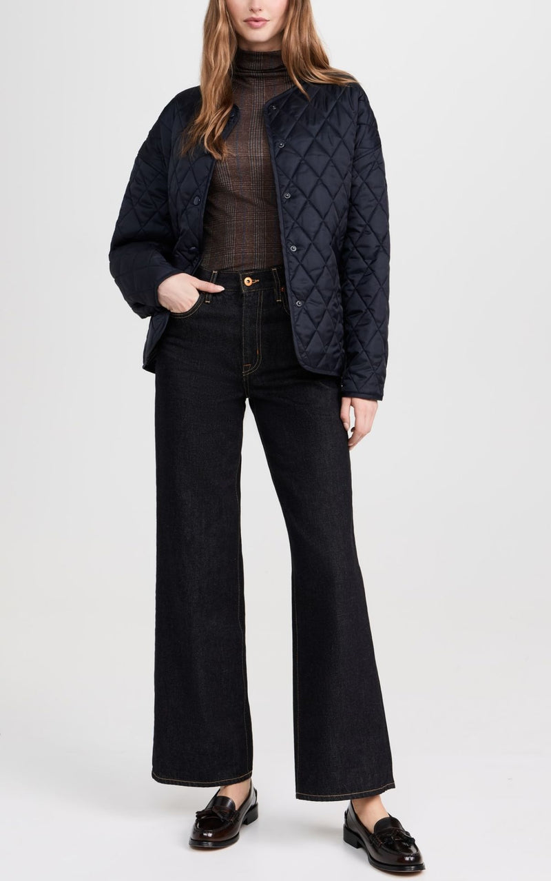 Shaw Paneled Long Sleeve Tee-Tops/Blouses-Uniquities