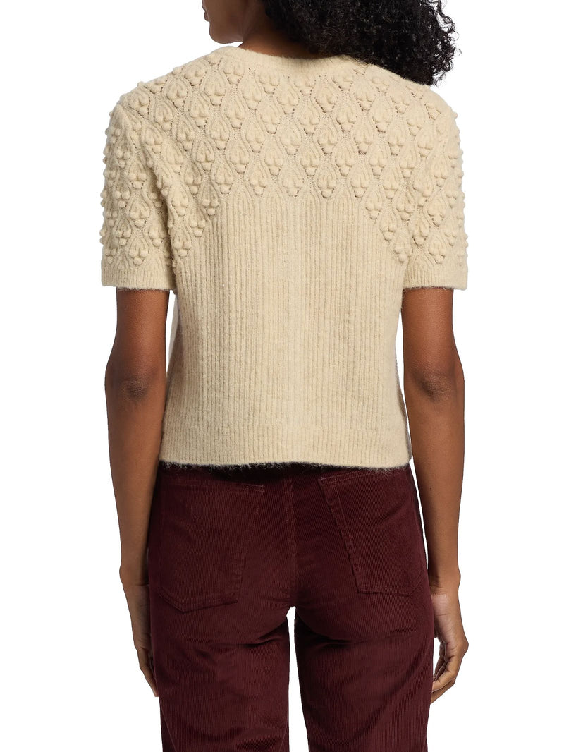 Sierra Short Sleeve Cardigan-Sweaters-Uniquities