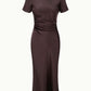 Marcel Silk Dress-Dresses-Uniquities