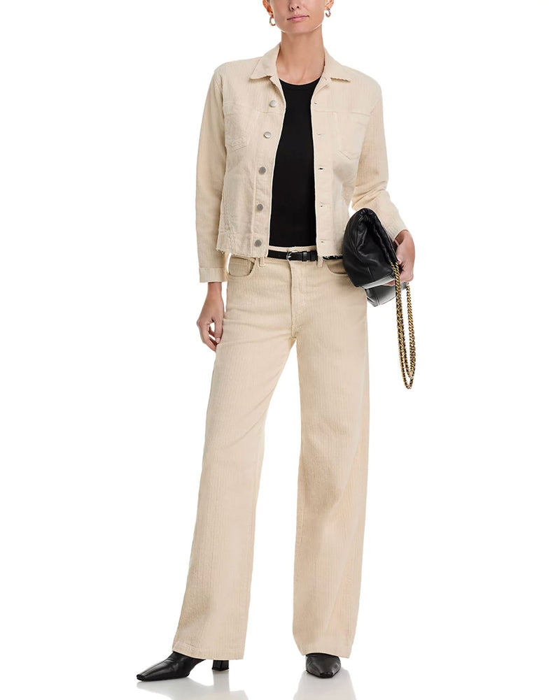 Scottie Wide Leg Corduroy Jeans-Denim-Uniquities