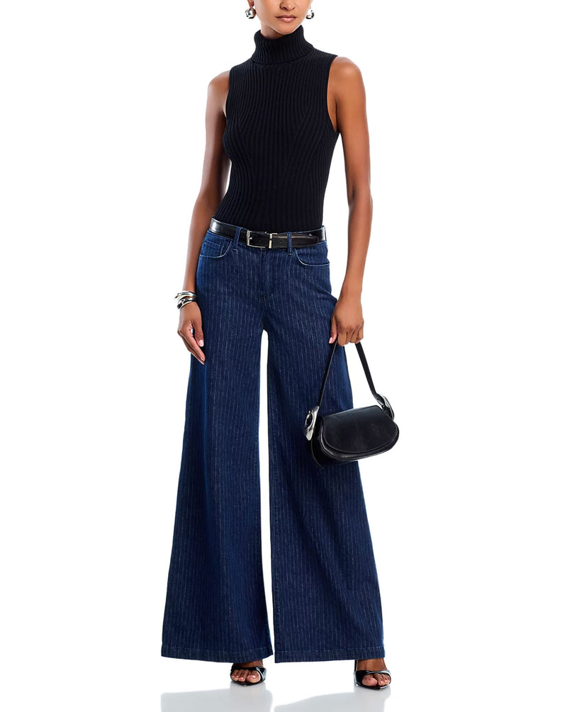 Quincy High Rise Wide Leg Jeans-Denim-Uniquities