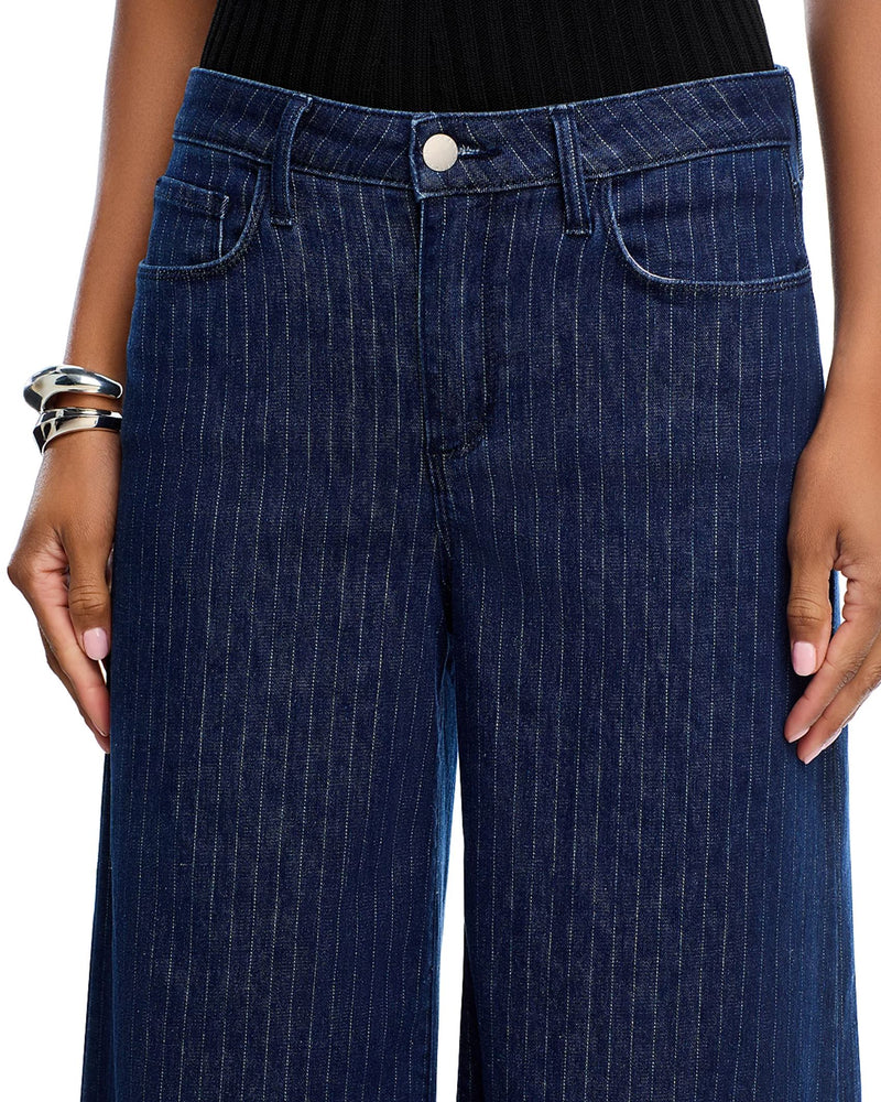 Quincy High Rise Wide Leg Jeans-Denim-Uniquities