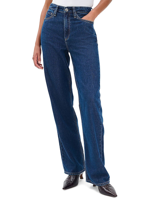 Featherweight Logan Mid Rise Wide Leg Jeans-Denim-Uniquities