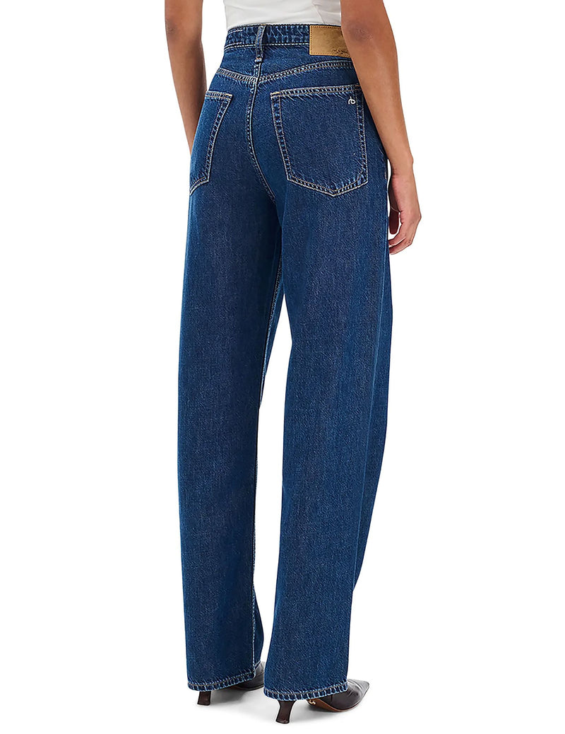 Featherweight Logan Mid Rise Wide Leg Jeans-Denim-Uniquities