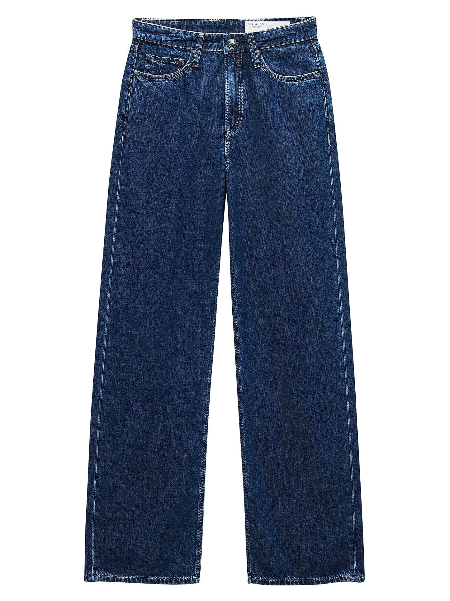 Featherweight Logan Mid Rise Wide Leg Jeans-Denim-Uniquities