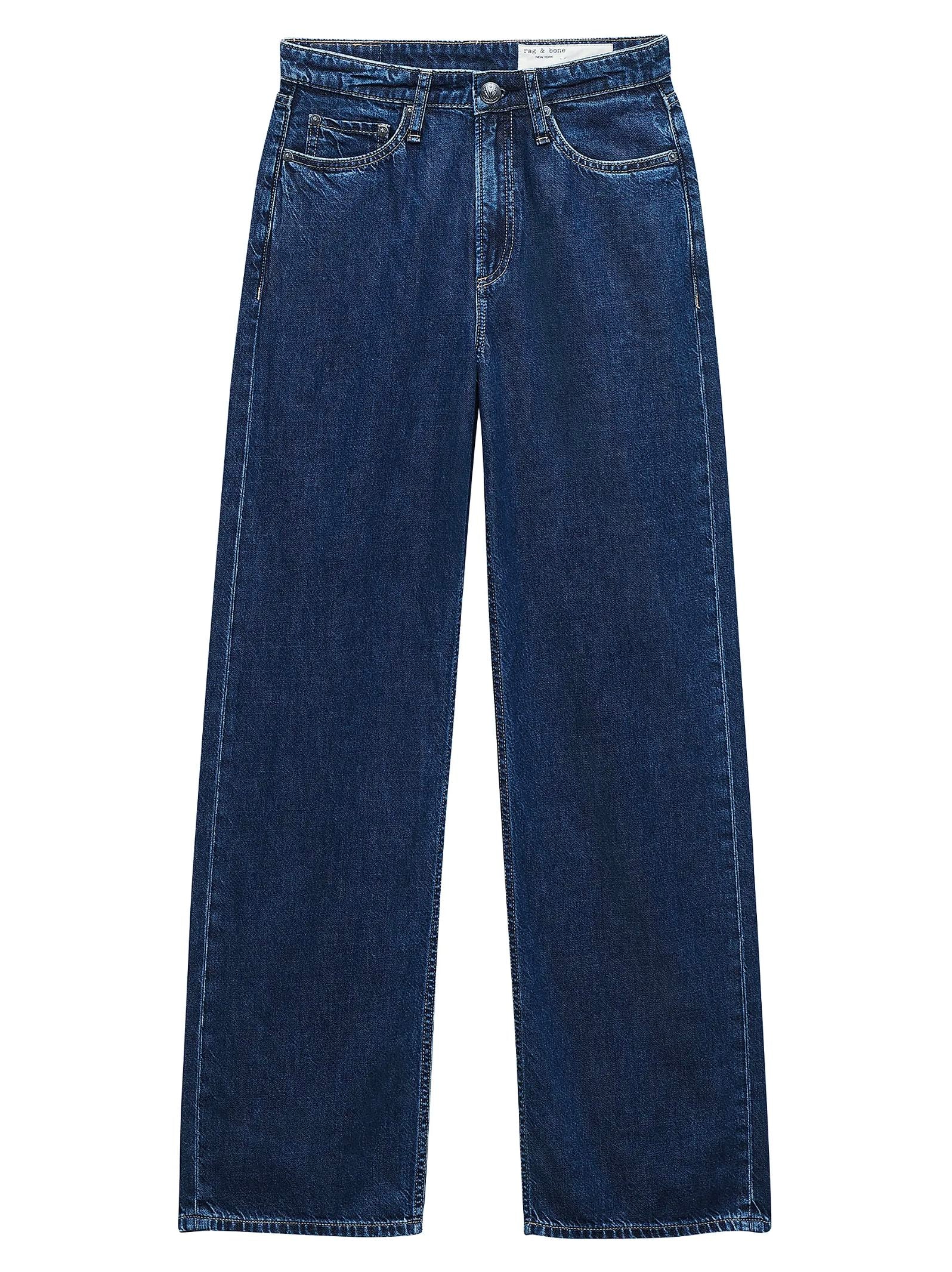 Featherweight Logan Mid Rise Wide Leg Jeans-Denim-Uniquities