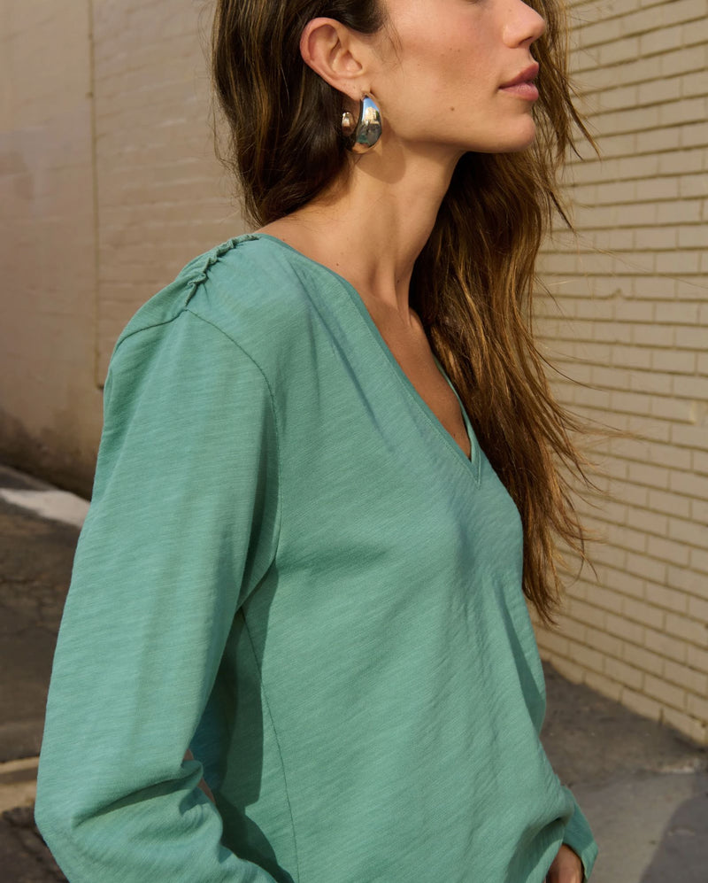 Remi V-Neck Top-Tops/Blouses-Uniquities