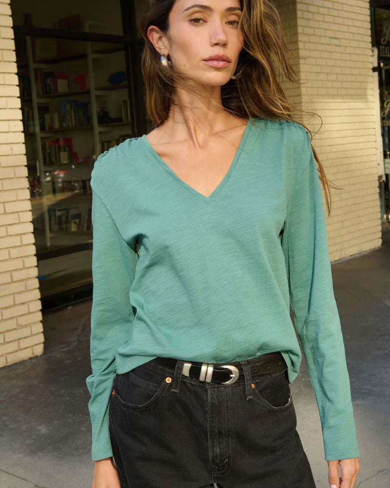 Remi V-Neck Top-Tops/Blouses-Uniquities
