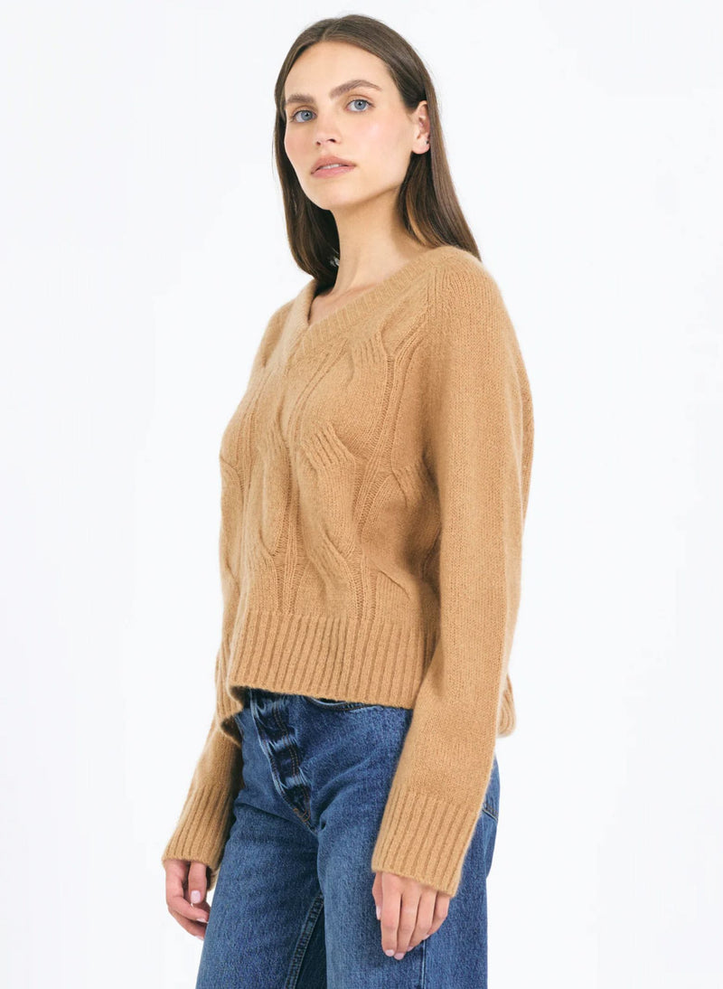 Mabel Cable Pullover-Sweaters-Uniquities
