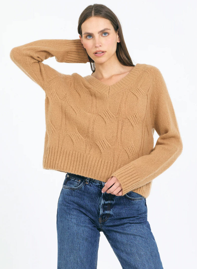Mabel Cable Pullover-Sweaters-Uniquities