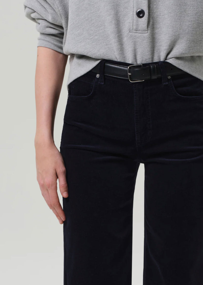 Lyra Wide Leg Crop Corduroy Jeans-Denim-Uniquities