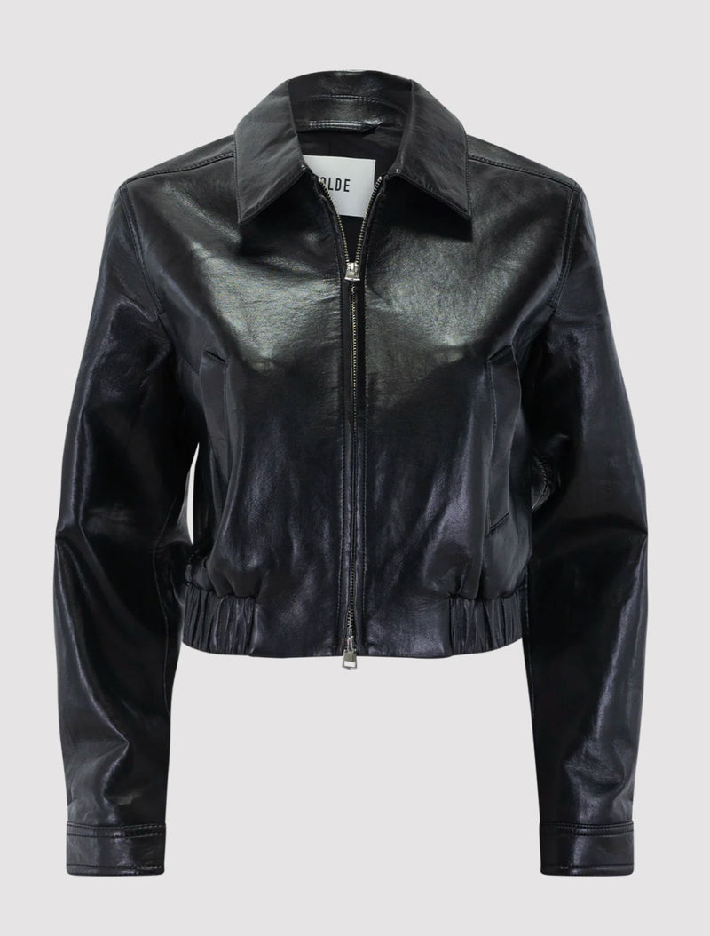 Essie Recycled Cropped Jacket-Jackets-Uniquities