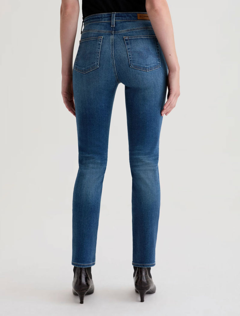Mari Mid Rise Slim Straight Jeans-Denim-Uniquities