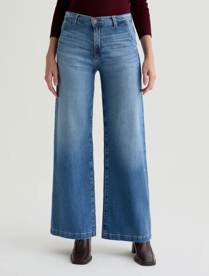 Stella Low Slung Palazzo Jeans-Denim-Uniquities