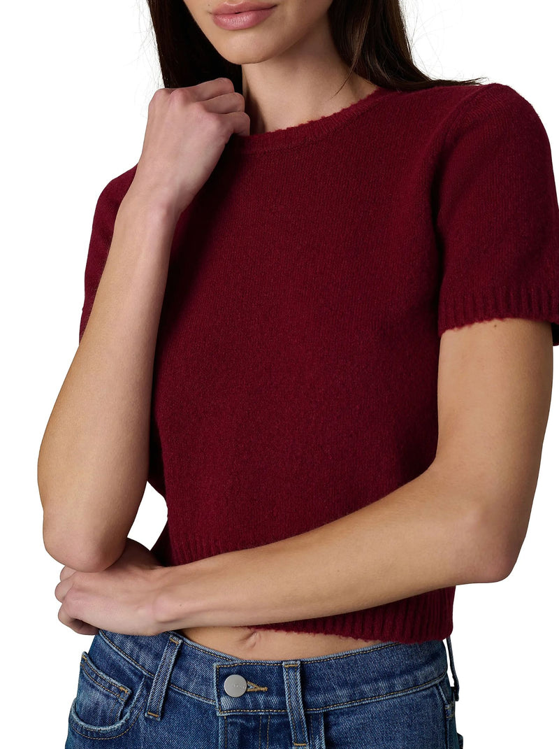 Steph Shrunken Sweater Tee-Sweaters-Uniquities