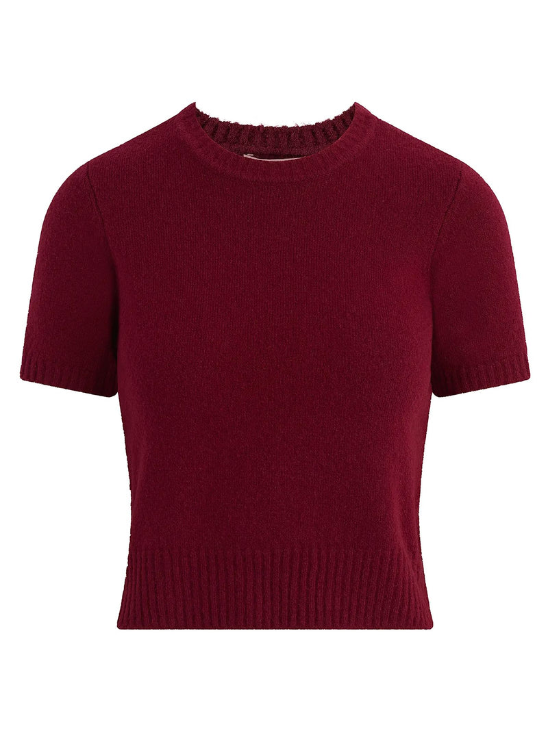 Steph Shrunken Sweater Tee-Sweaters-Uniquities