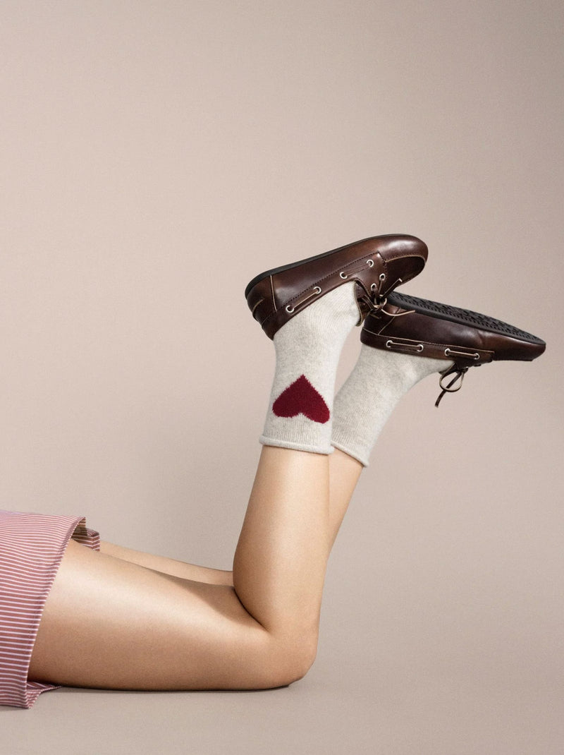 Love Cashmere Crew Sock-Accessories-Uniquities