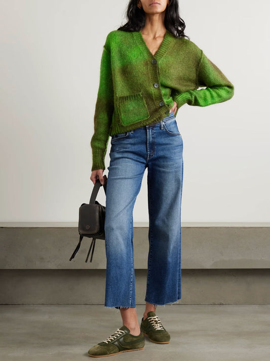 The Mid Rise Rambler Zip Ankle Jeans-Denim-Uniquities