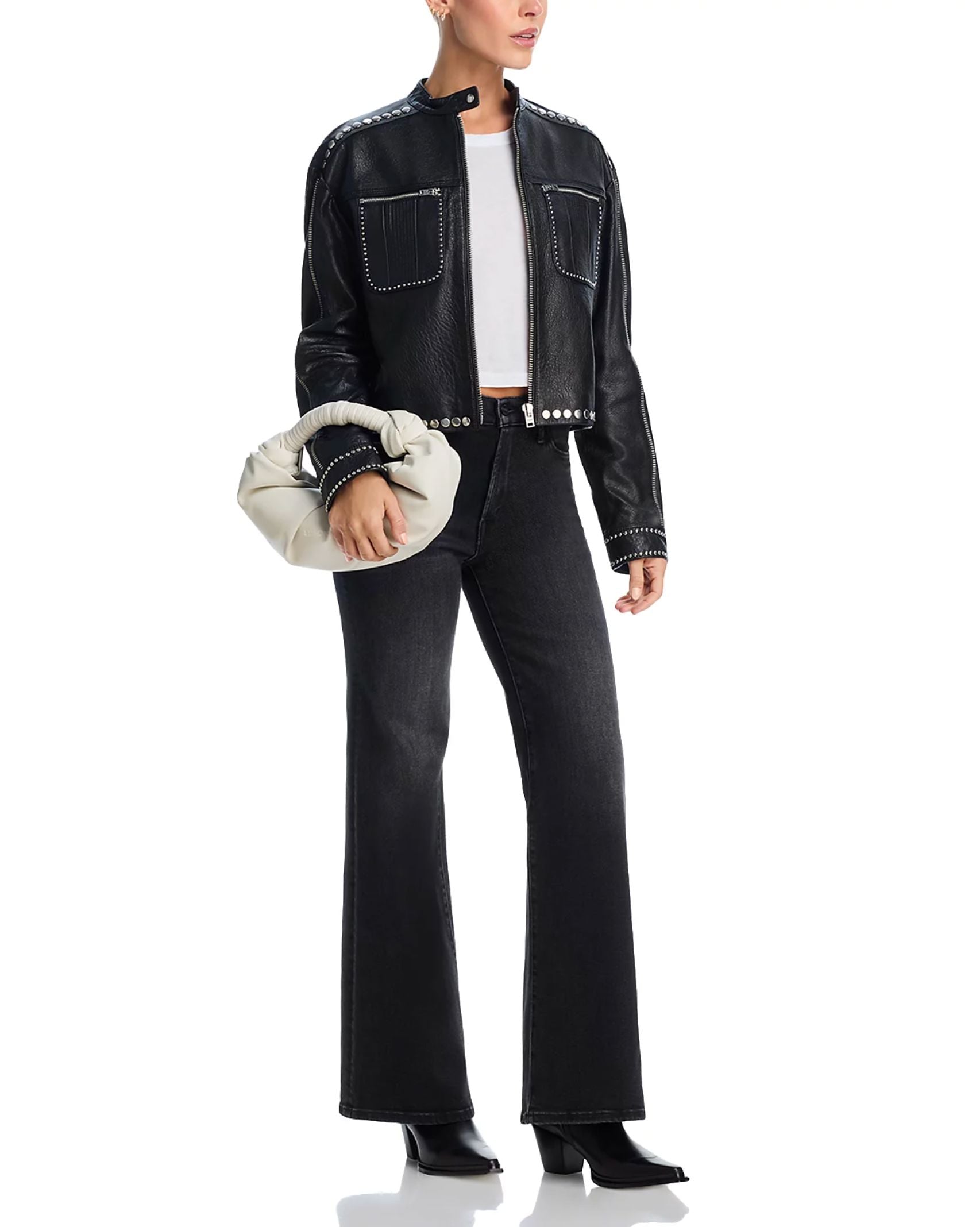 PETITES The Lil' Hustler Roller Sneak Jeans-Denim-Uniquities