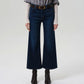 Lyra Wide Leg Crop Jeans in Dakota-Denim-Uniquities