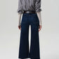 Lyra Wide Leg Crop Jeans in Dakota-Denim-Uniquities