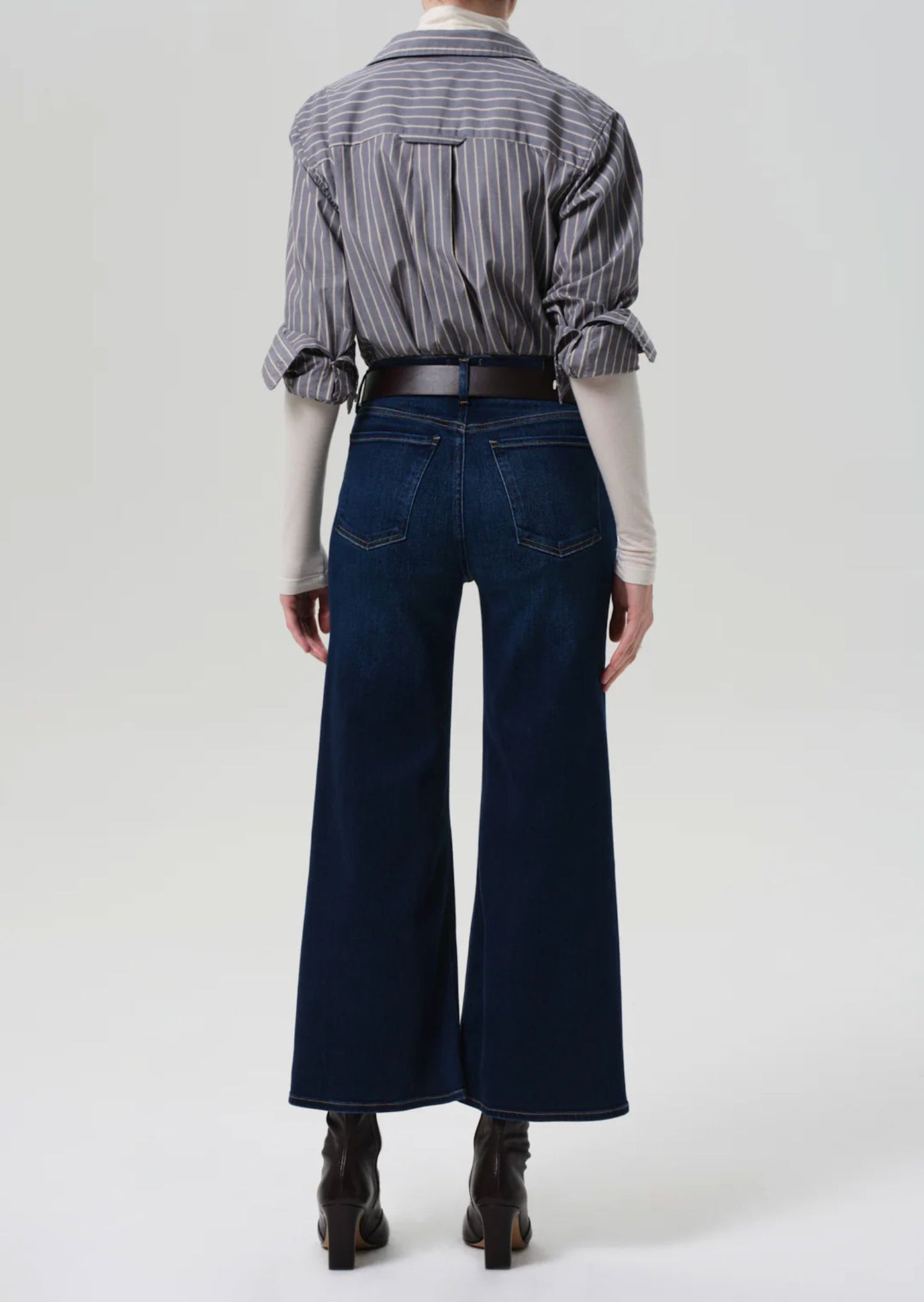 Lyra Wide Leg Crop Jeans in Dakota-Denim-Uniquities