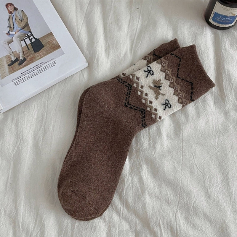 Fairisle Dog Sock-Accessories-Uniquities
