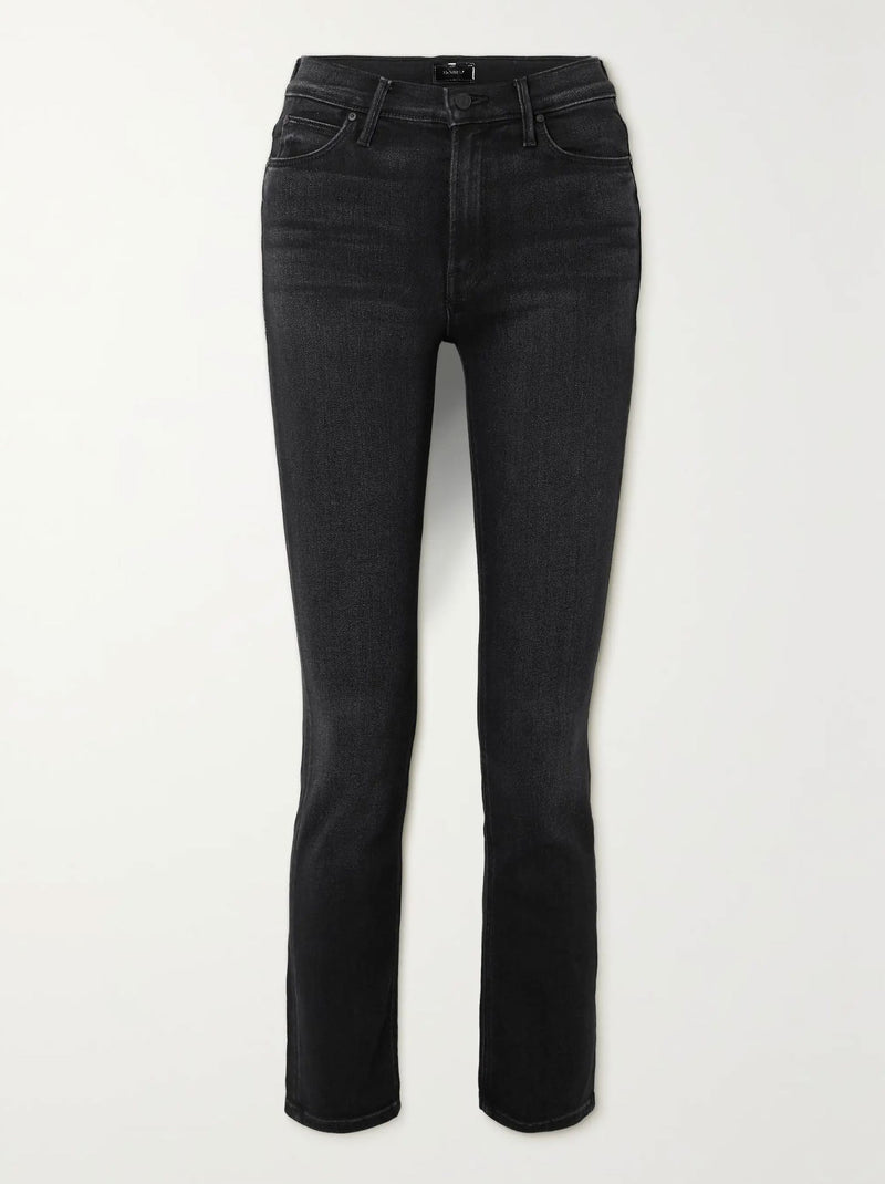 The Mid Rise Dazzler Flood Jeans in Keep it Sharp-Denim-Uniquities
