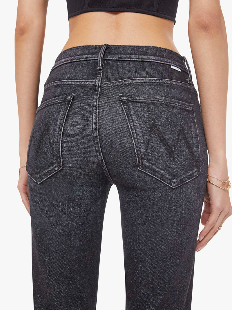 The Mid Rise Dazzler Flood Jeans in Keep it Sharp-Denim-Uniquities