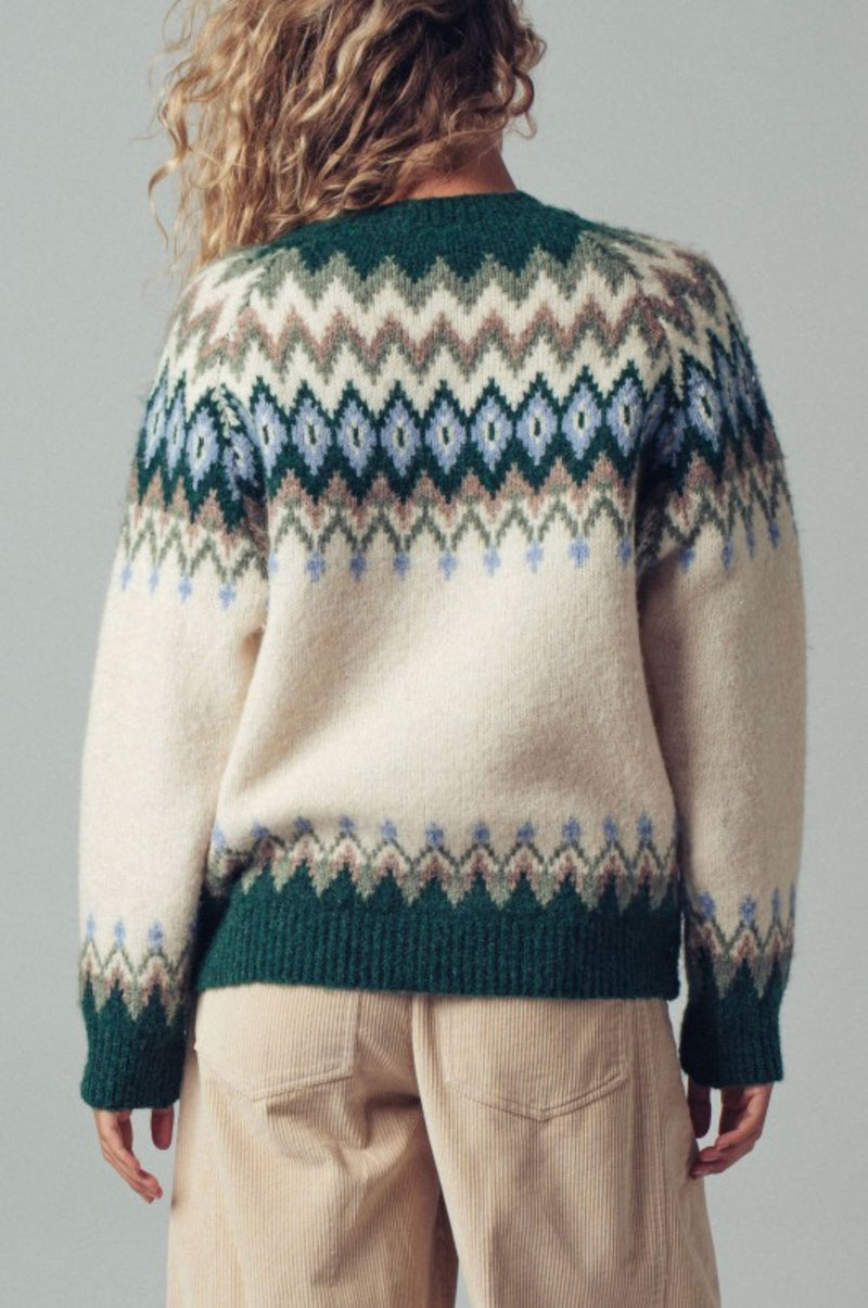 Jane Fair Isle Sweater-Sweaters-Uniquities