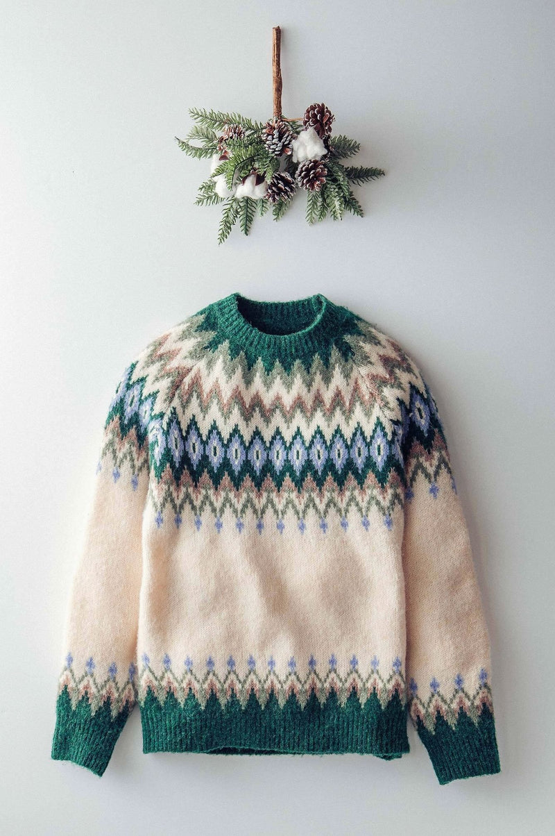 Jane Fair Isle Sweater-Sweaters-Uniquities
