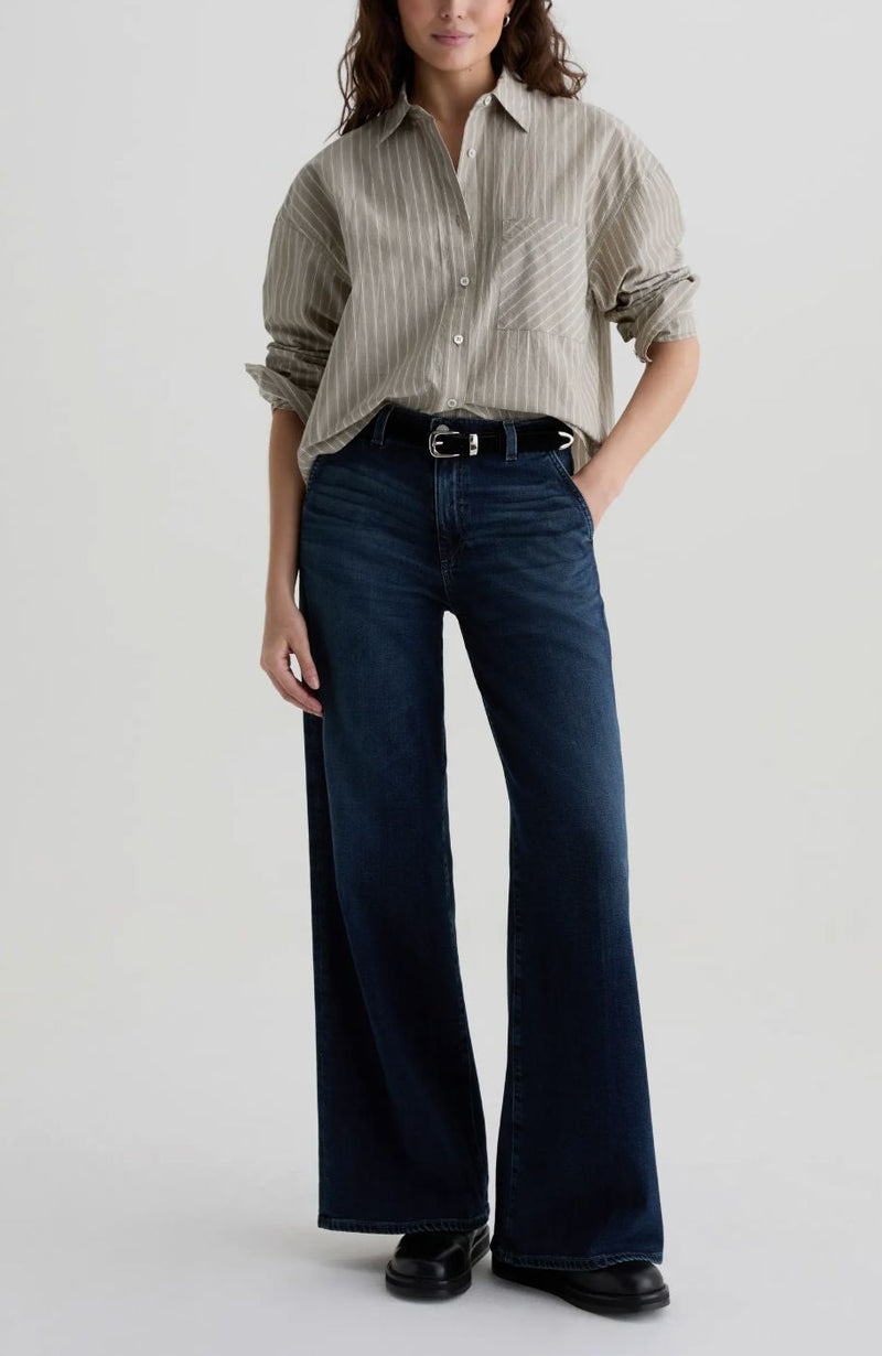 Stella Low Slung Palazzo Jeans-Denim-Uniquities