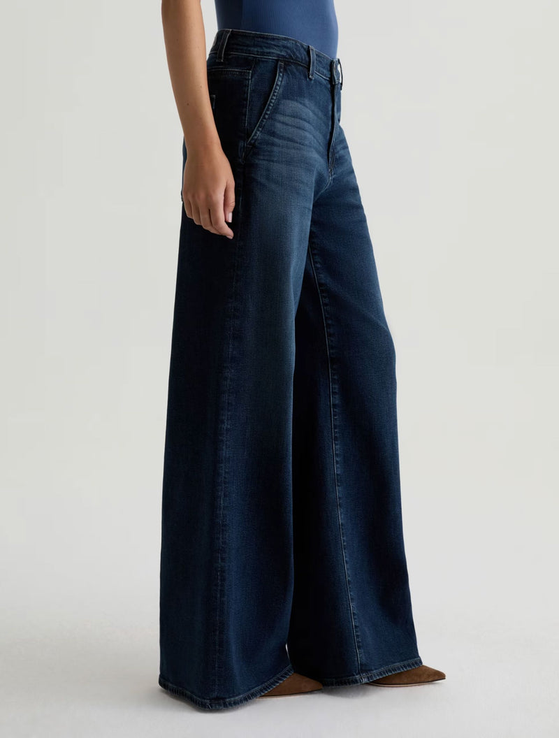 Stella Low Slung Palazzo Jeans-Denim-Uniquities