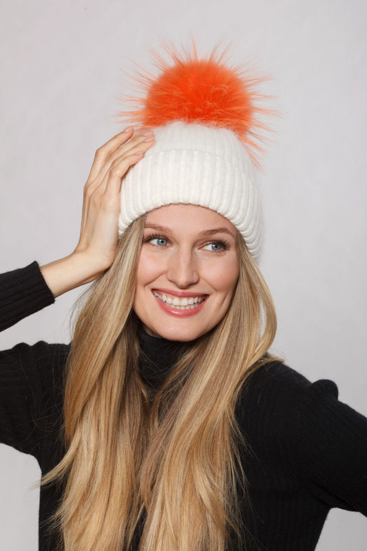 Rib Pom Hat-Accessories-Uniquities