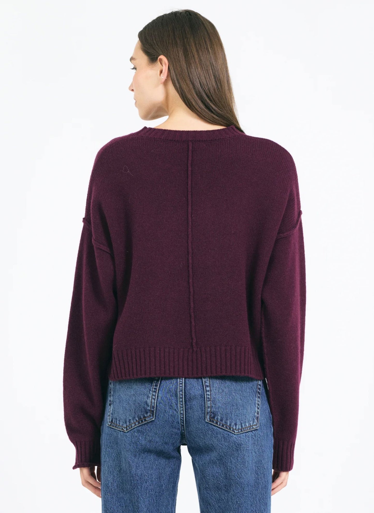 Annika Cashmere Crewneck-Sweaters-Uniquities